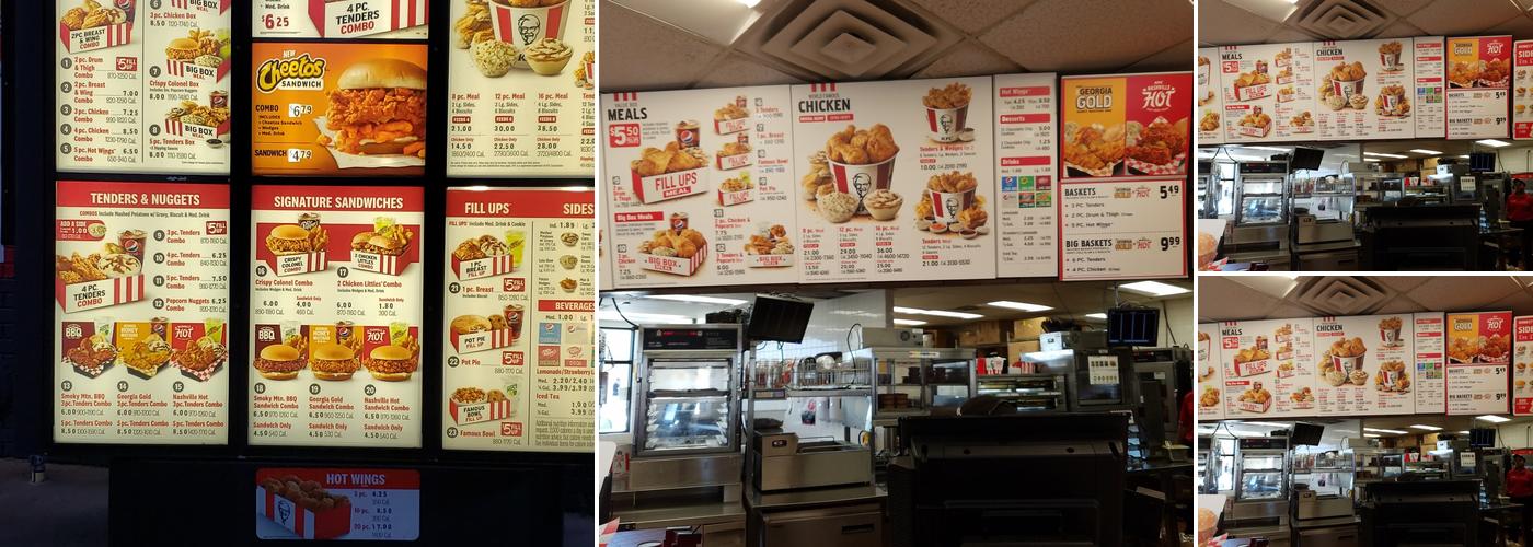 KFC Menu