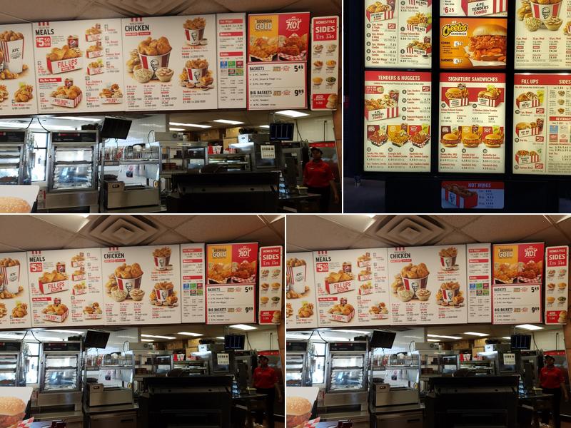 KFC Menu