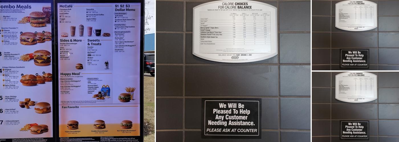 McDonald's Menu