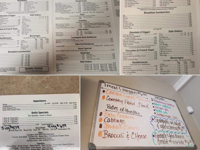 Randy's Restaurant Menu