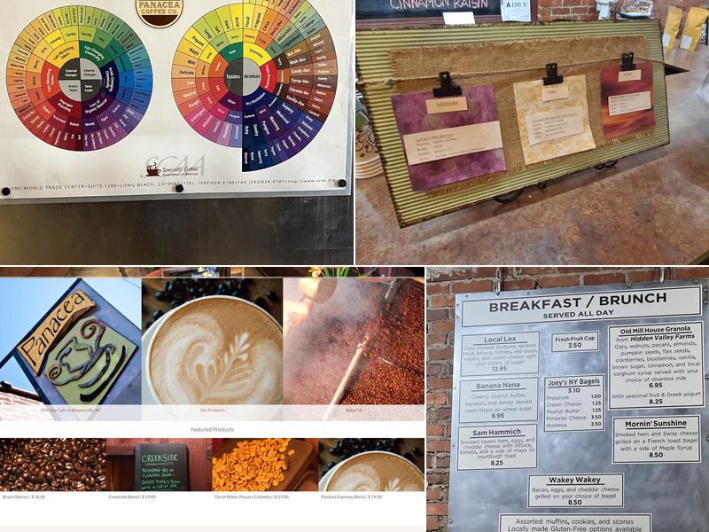 Panacea CoffeeHouse, Cafe and Roastery Menu