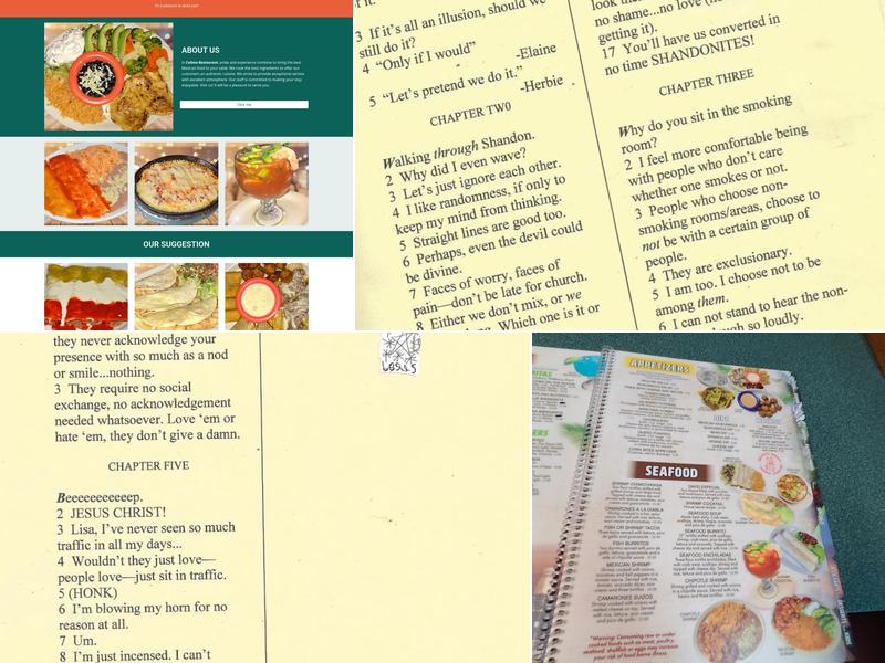 Colima Mexican Restaurant Menu