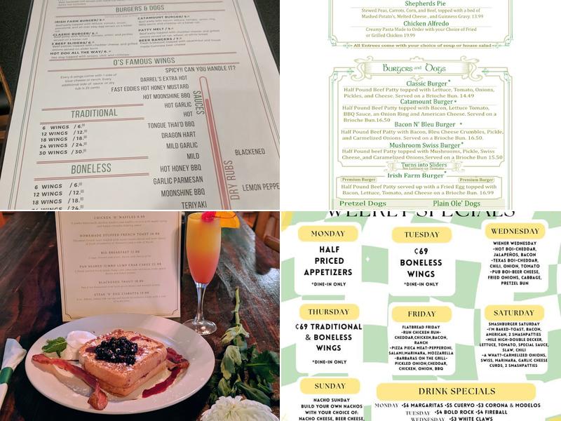 Omalleys Pub And Grill Menu