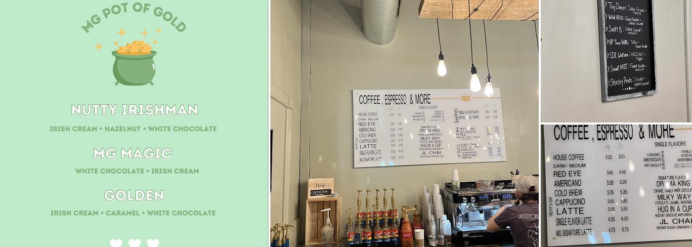 Middle Grounds Coffeehouse Inc. Menu