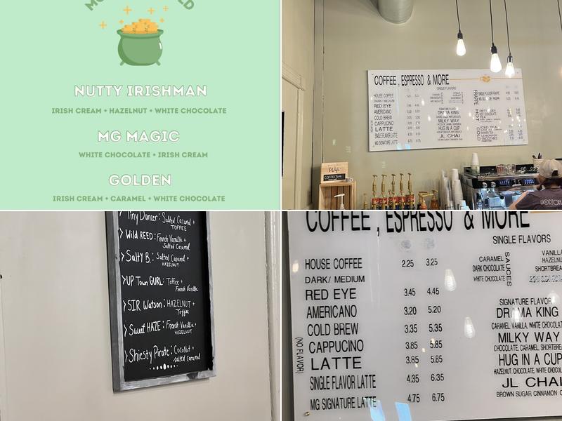 Middle Grounds Coffeehouse Inc. Menu