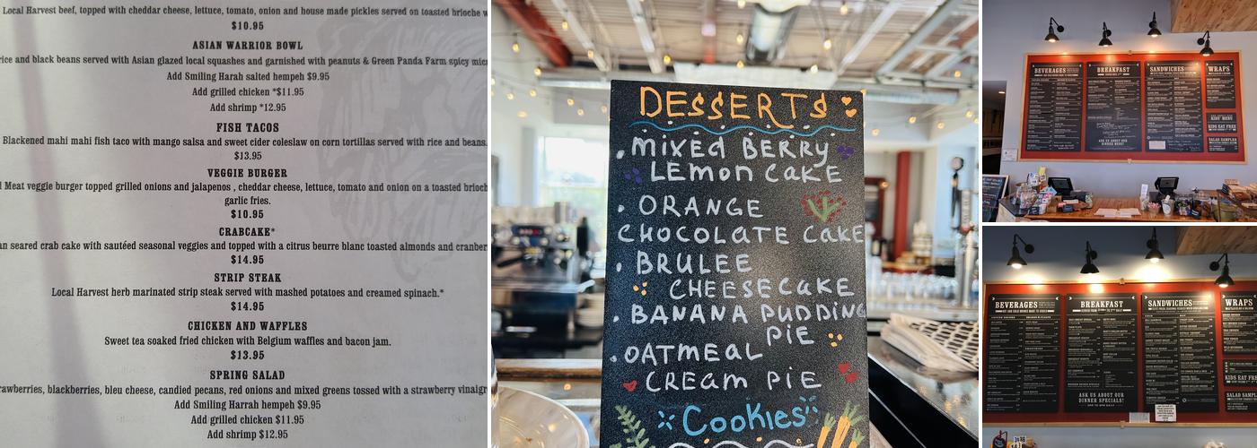 Cafe Root Cellar Menu