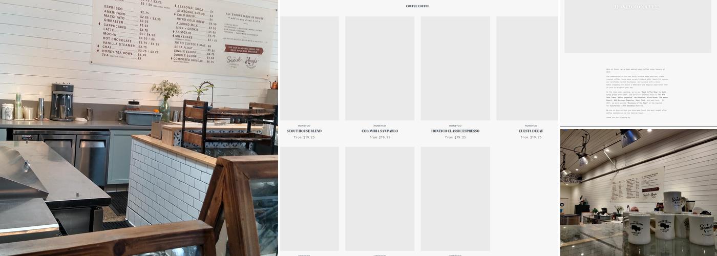 Scout Coffee Menu
