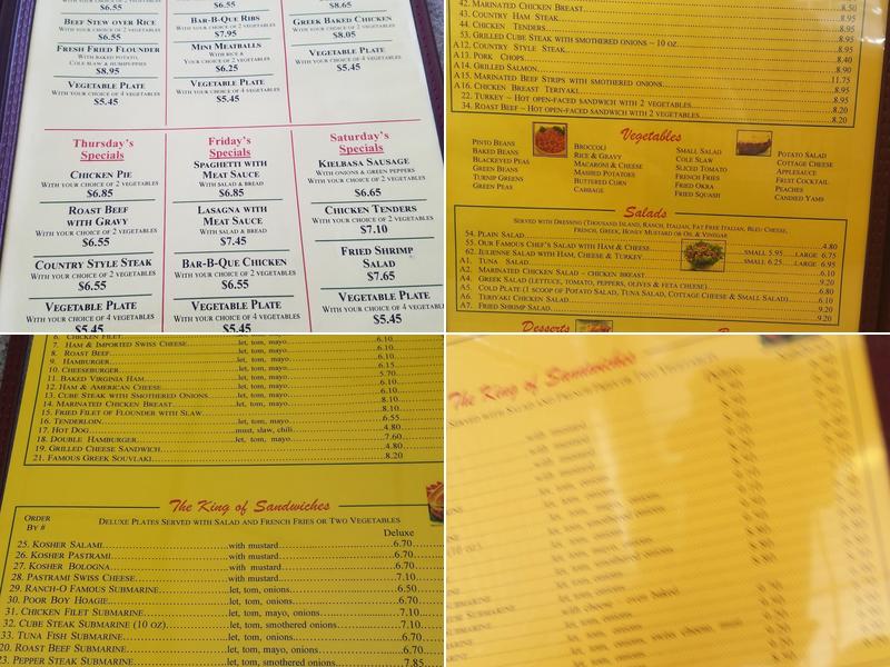 Ranch-O Family Restaurant Menu