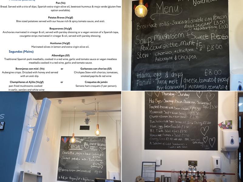 The Hive at Nenthead Menu