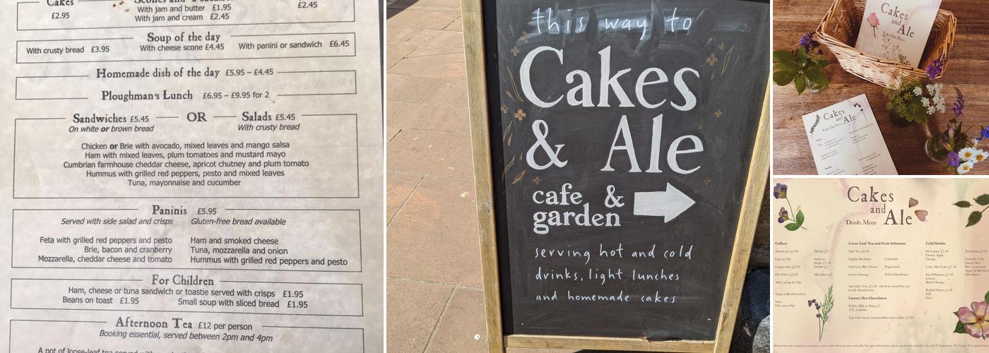 Cakes & Ale Menu