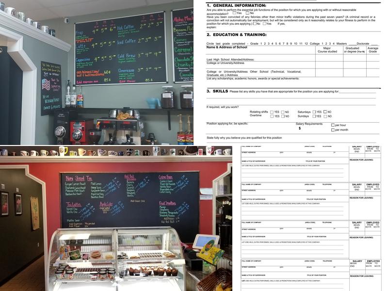 Jumpin' Java Coffee Shop Menu