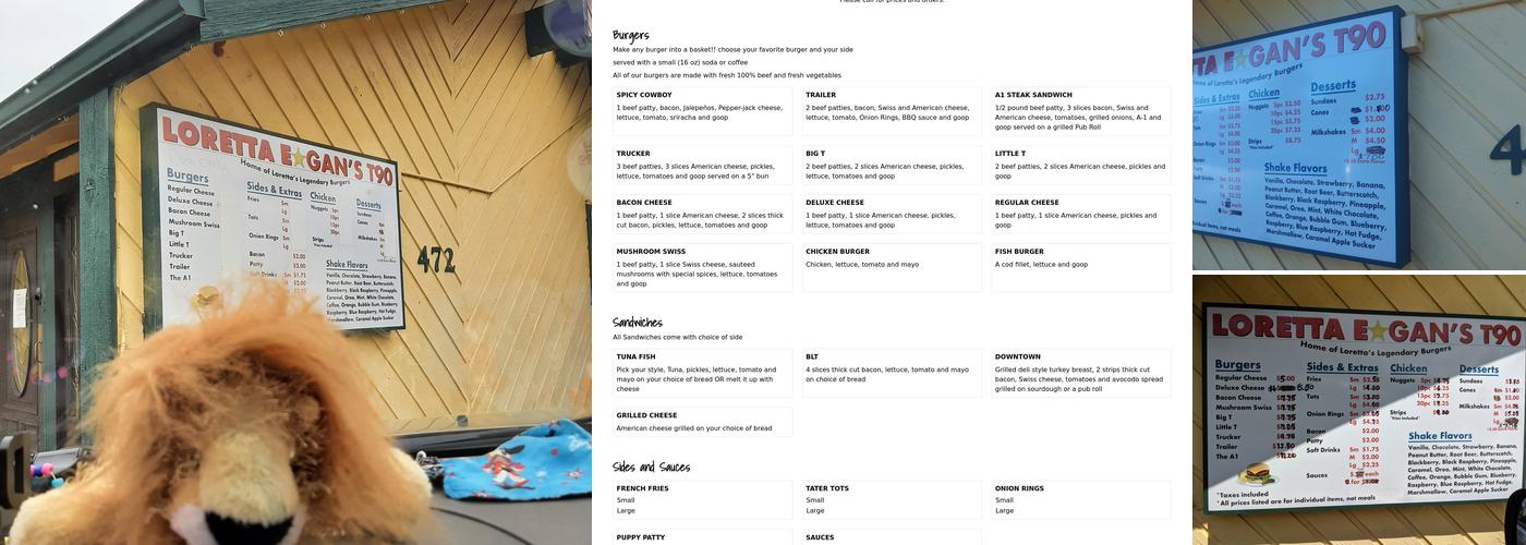 Eagans T90 Menu