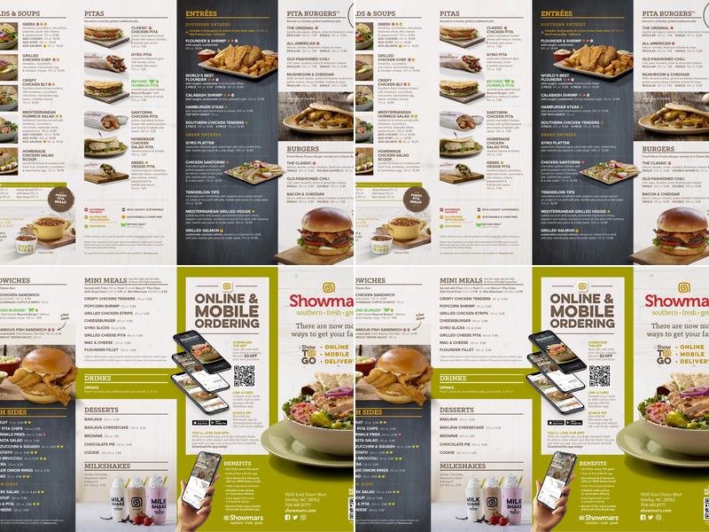 Showmars Shelby Menu