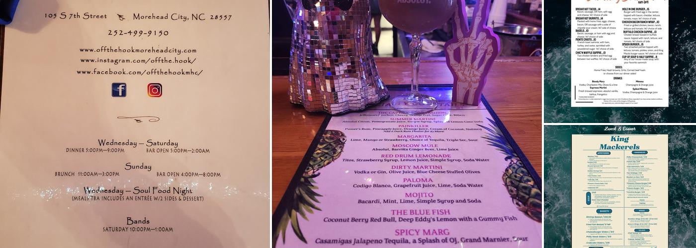 King Mackerels Menu