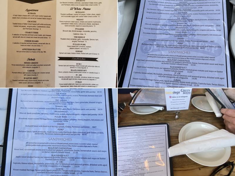 Black Sheep Beaufort Menu