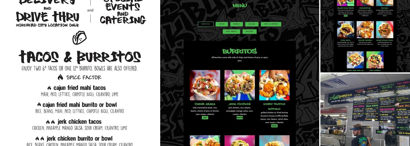 Dank Burrito Menu