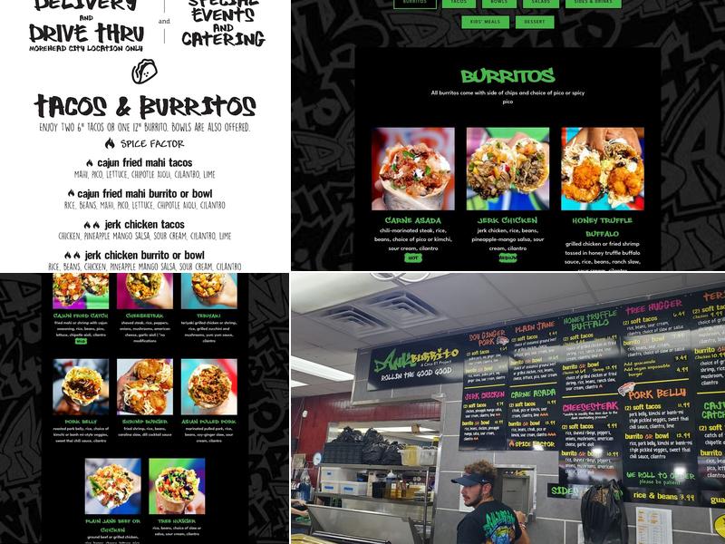 Dank Burrito Menu