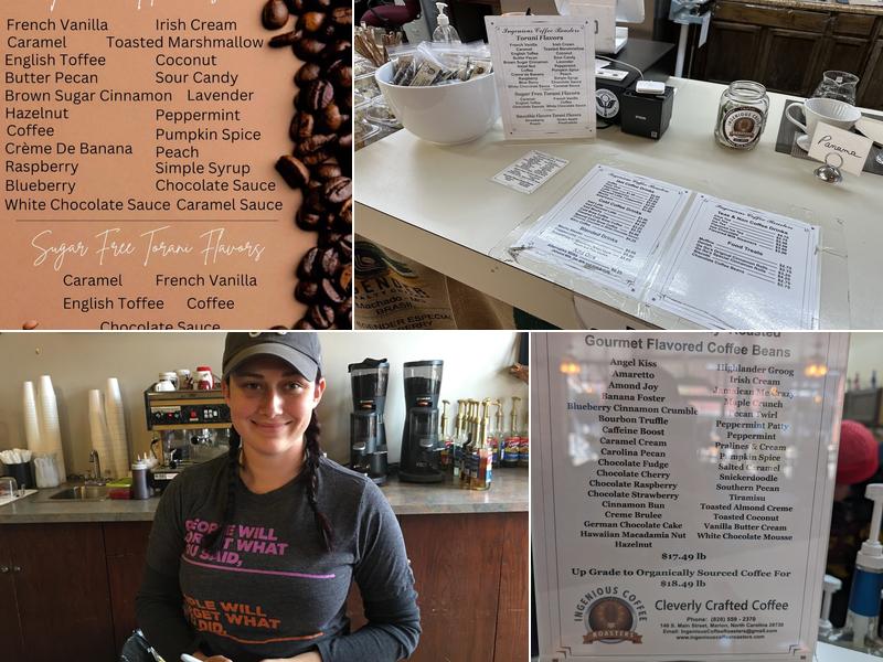 Ingenious Coffee Roasters Menu