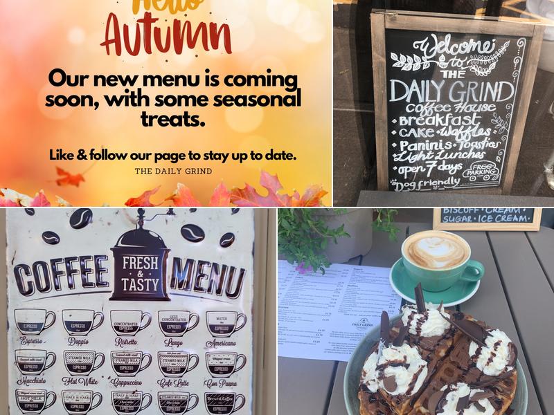 The Daily Grind Menu