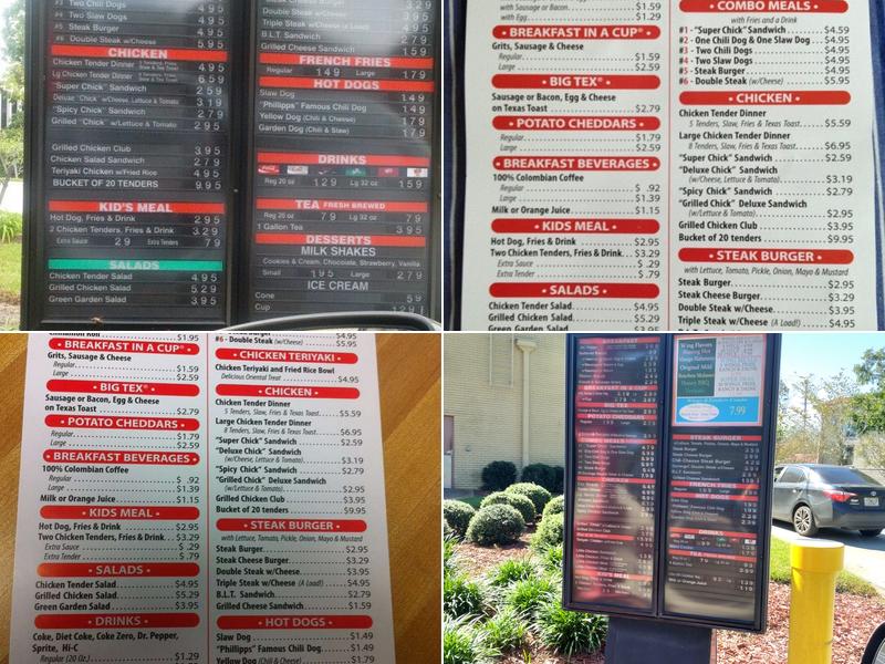 Zacadoos Grille Menu