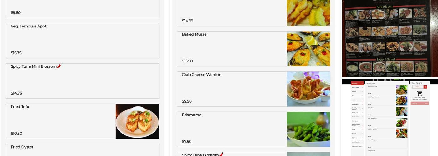 Basil | Sushi Bar and Asian Bistro Menu