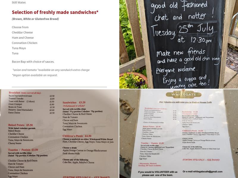 Station House Cafe Menu