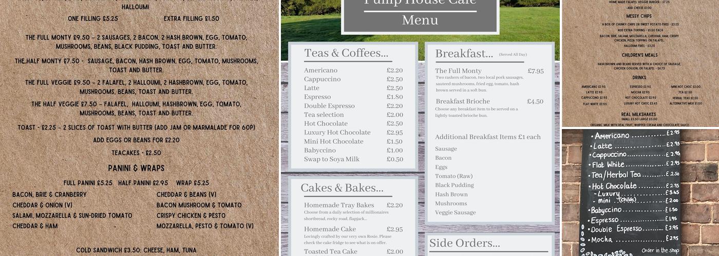 Riverside Organic Farm Shop Menu