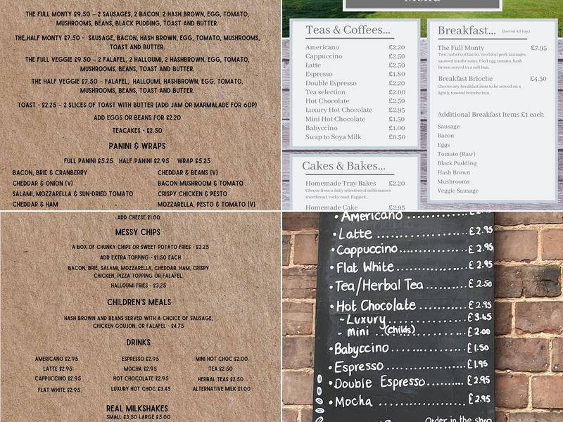 Riverside Organic Farm Shop Menu