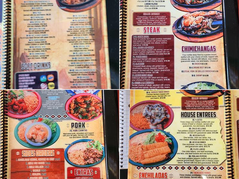 Laredo Grill Menu