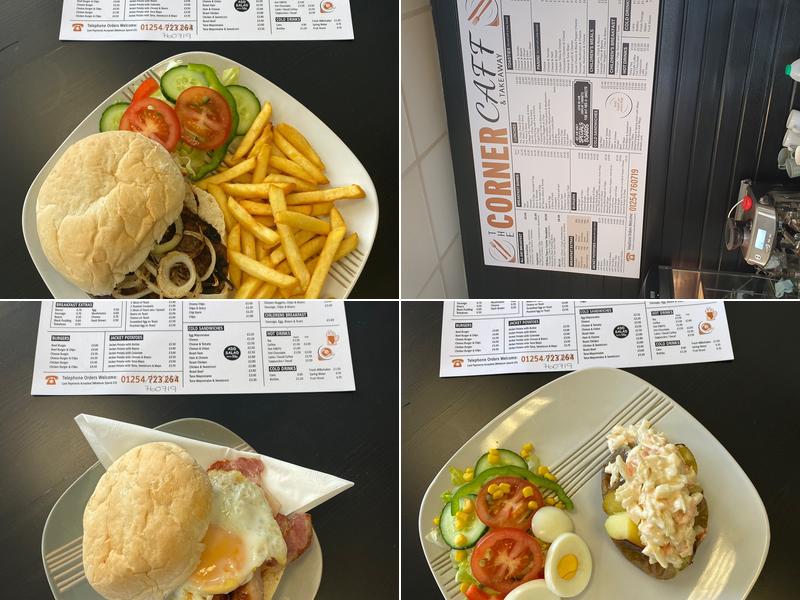 The Corner Caff Menu