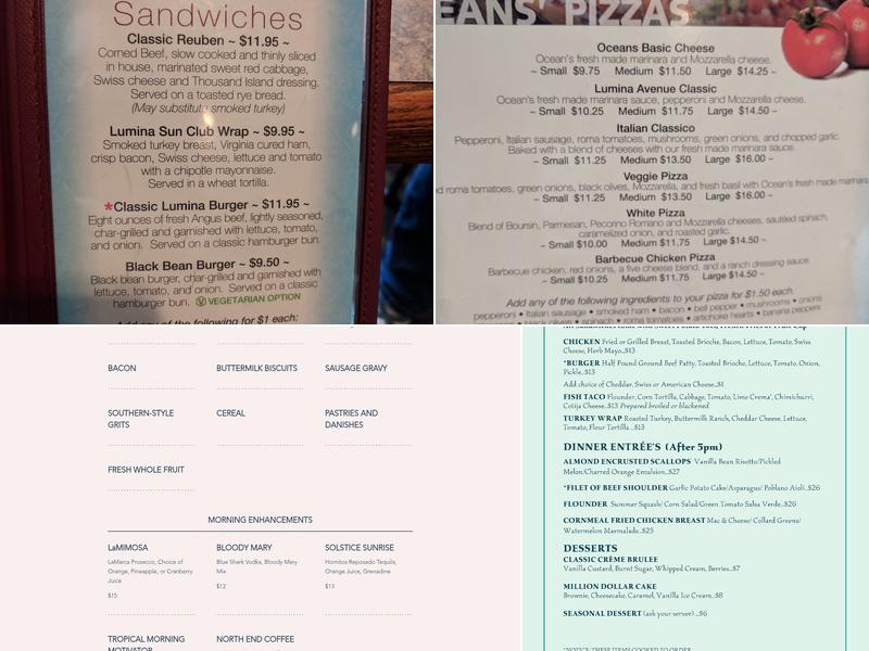 Solstice Kitchen + Cocktails Menu