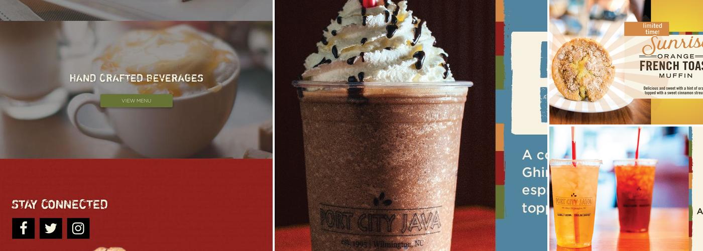 Port City Java - Masonboro Loop Menu