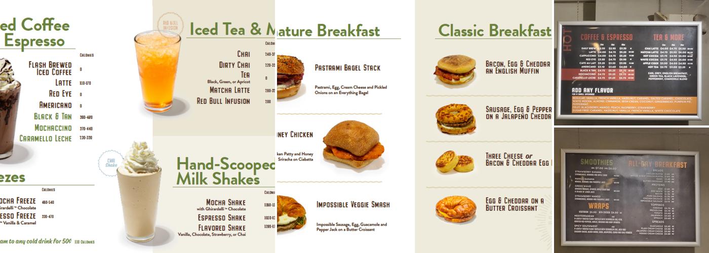 Port City Java Menu
