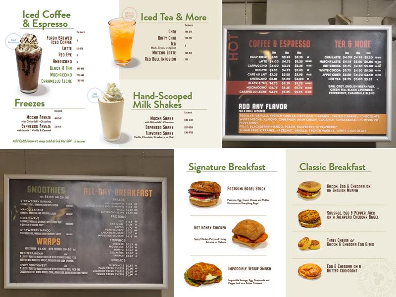 Port City Java Menu
