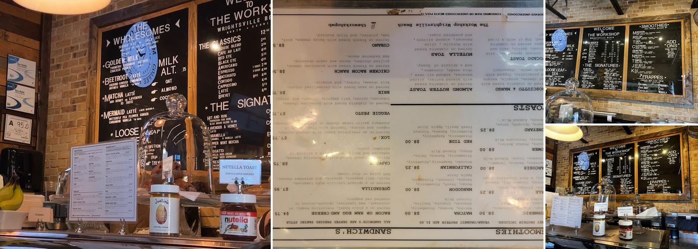 The Workshop Menu