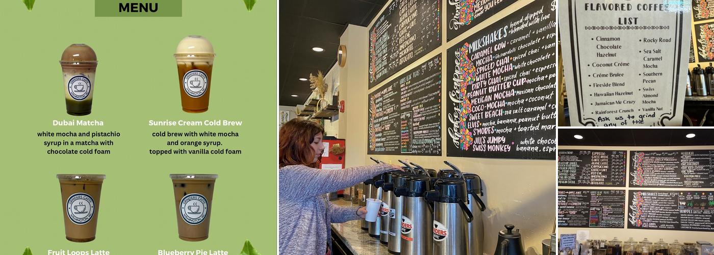 Grinders Caffè Menu