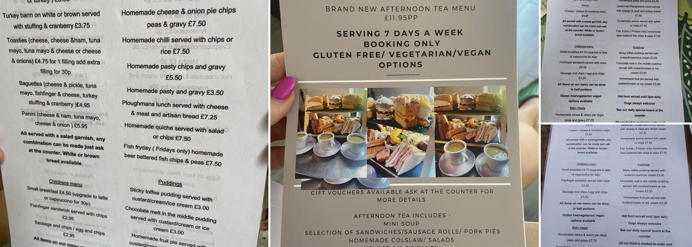 Rivington Village Green Tea Room Menu