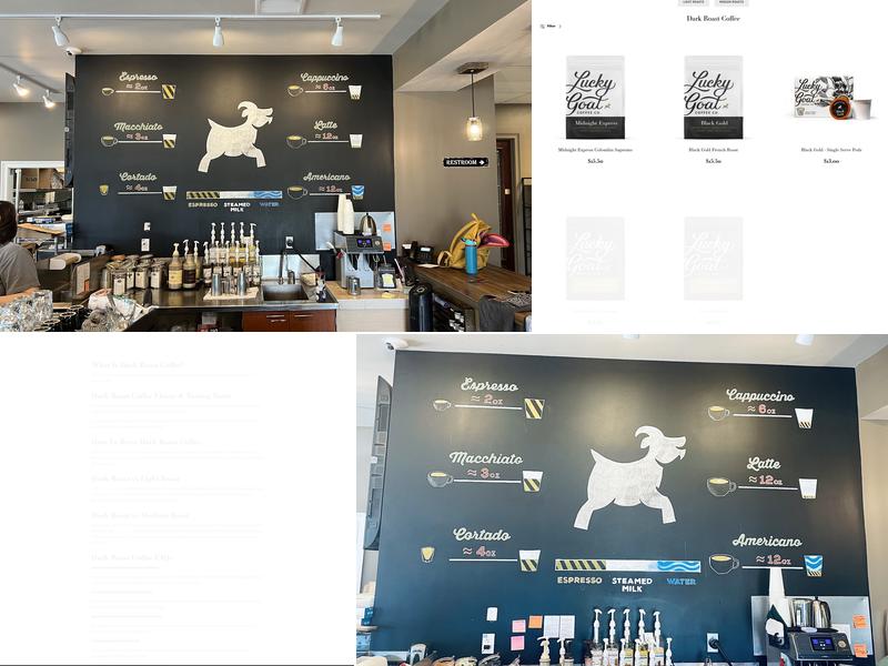 Lucky Goat Coffee Menu