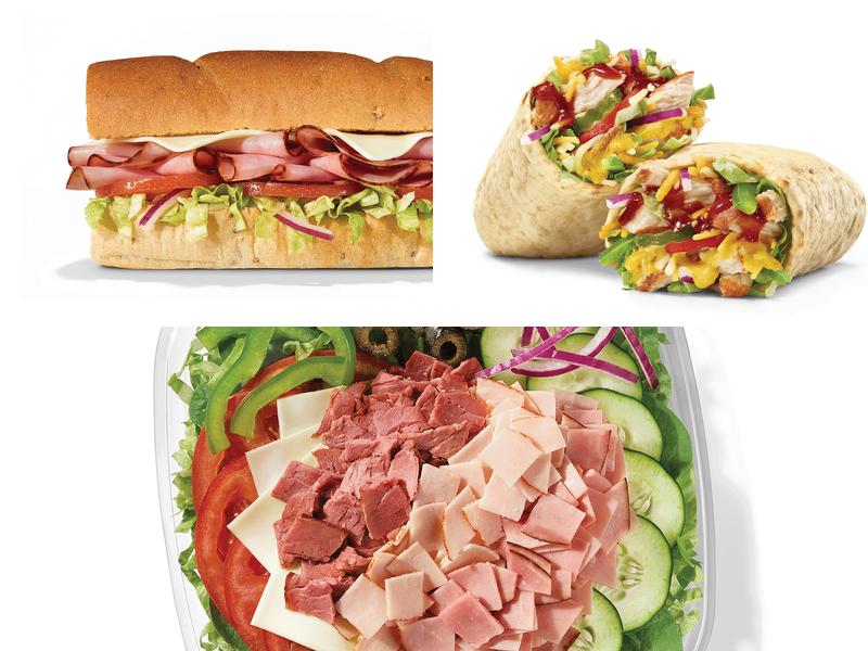 Subway Menu