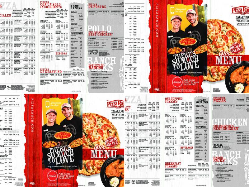 Pizza Ranch Menu