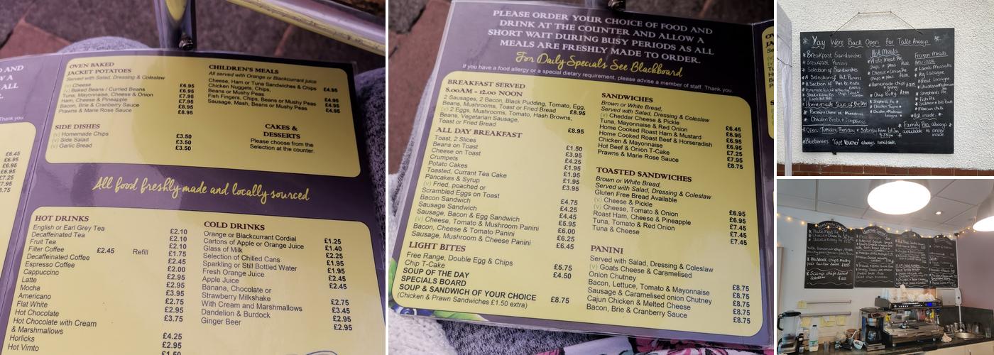 Blueberries Cafe Menu