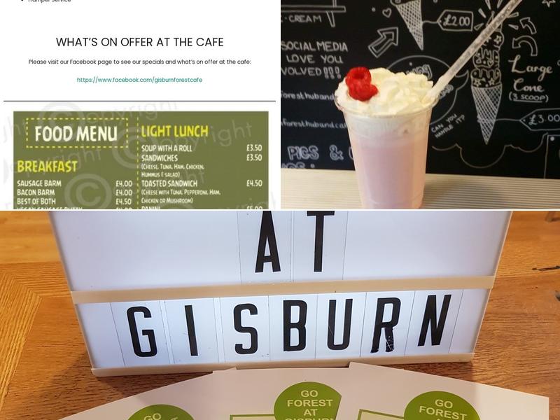 Gisburn Forest Cafe Menu