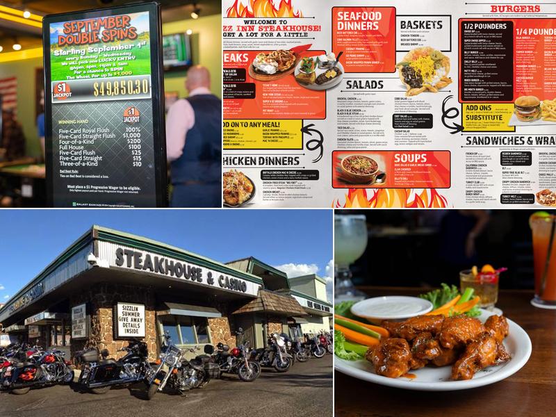 Buzz Inn Steakhouse & Casino Menu