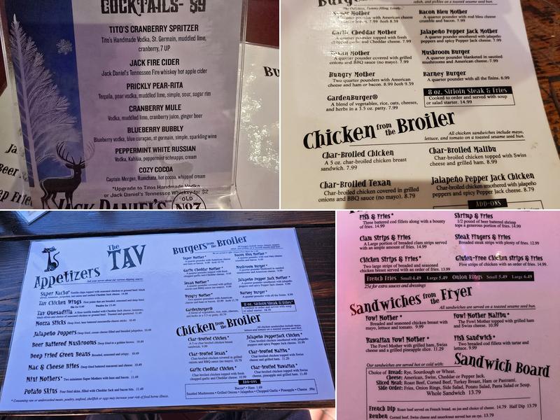 Tav Menu