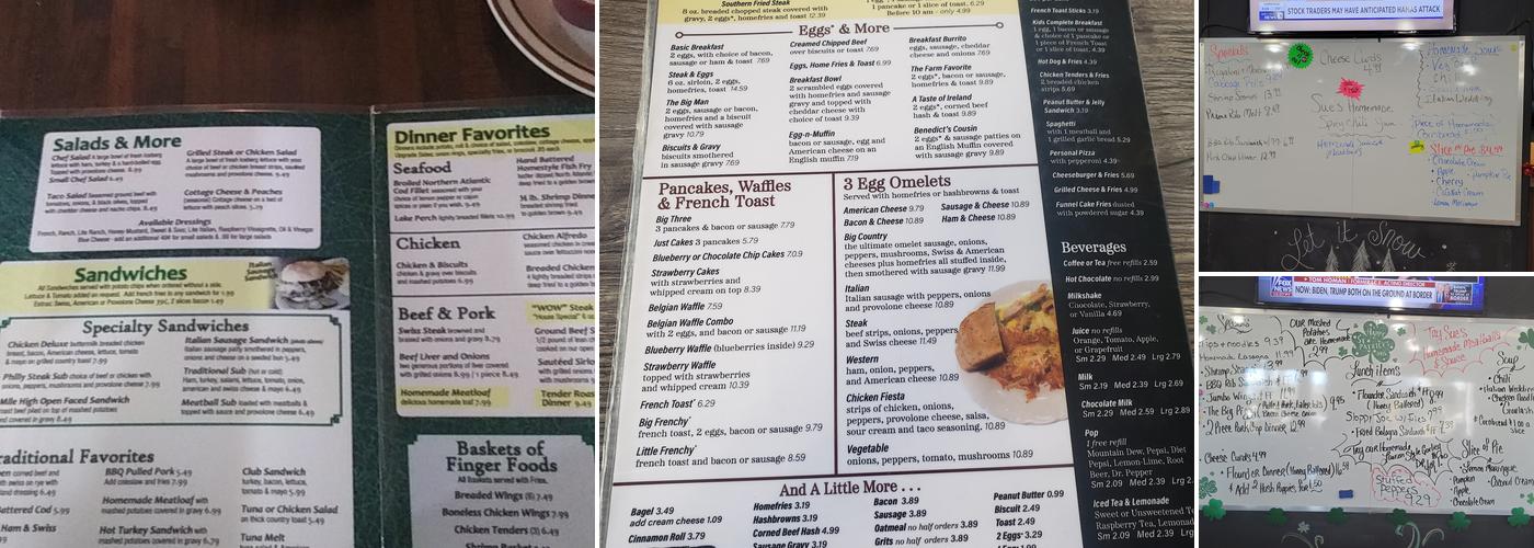 Kardohely's Family Restaurant Menu