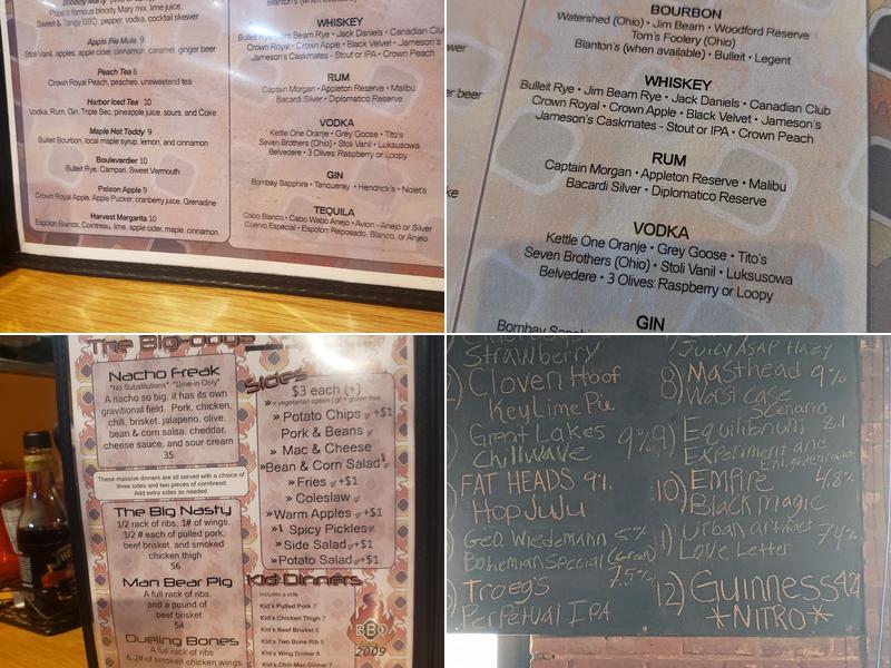 Briquettes Smokehouse Menu