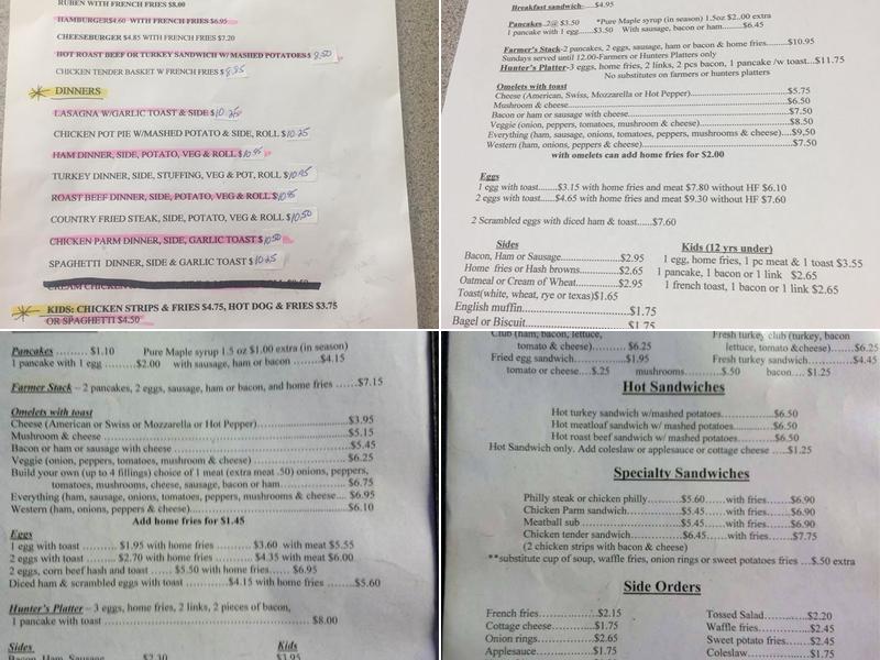 Carol’s Times Square Restaurant Menu