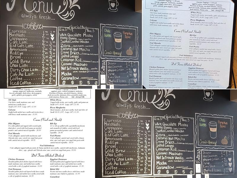 Alfredo's Ristorante Italiano Menu