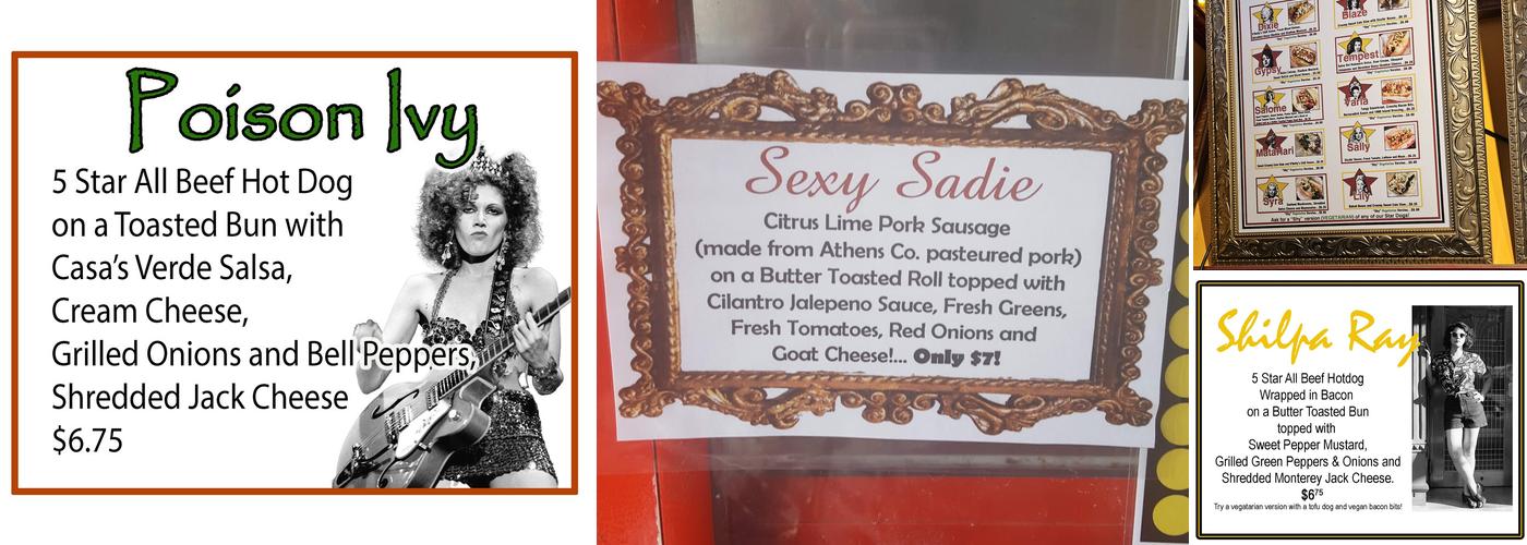 O'Betty's Red Hot Menu