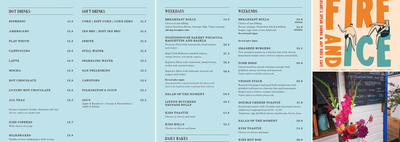 Jaybirds Larder Menu